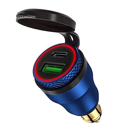 iMESTOU Motorfiets DIN Adapter - Type C & USB 3.0 - Waterdicht