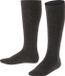 FALKE Comfort Wool lang eenkleurig wol kniekousen kinderen grijs - maat 39-42