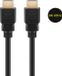 Merkloos HDMI kabel - HDMI2.1 (8K 60Hz + HDR) - CU koper aders / zwart - 7,5 meter