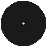 vidaXL Springmat voor 15 feet/4,57 m ronde trampoline stof zwart