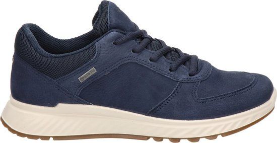 ECCO Exostride W sneakers blauw Leer - Dames - Maat 37
