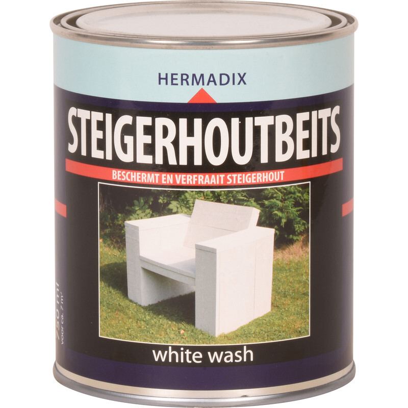 Hermadix steigerhout beits 750ml white wash