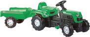 Dolu Ranchero tracteur à pédales avec remorque - Vert