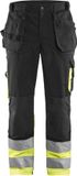 Blåkläder Werkbroek High Vis 1529-1370 - Zwart/High Vis Geel - Maat 92