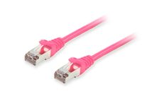 Equip 606900 netwerkkabel Roze 0,15 m Cat6a S/FTP Rond