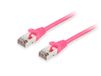 Equip 606900 netwerkkabel Roze 0,15 m Cat6a S/FTP Rond