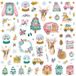 Panneaux de particules autocollants, thème de Noël, 80 pièces, adapté au scrapbooking