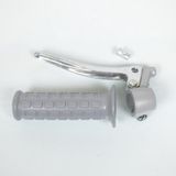 RSM proconcept 2 roues (p2r) Cocotte gauche poignée grise et levier alu lisse pour moto cyclomoteur vintage