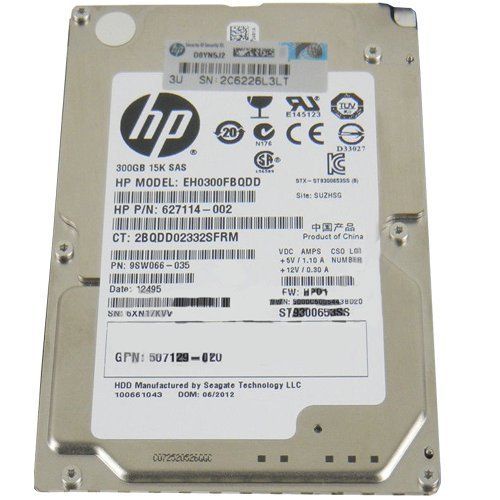 HP 300GB 6G SAS 15K 2.5IN SC ENT HDDG8 (652611-B21) - (gereviseerd gecertificeerd)