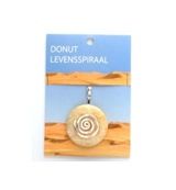 Ruben Robijn Donut levensspiraal calciet geel 1ST