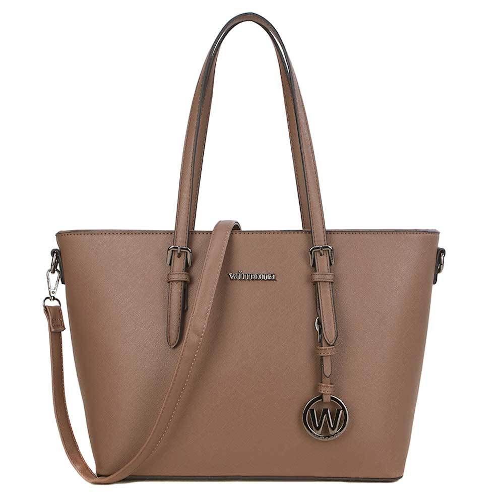 Wimona Kyara 3010 Handtas - Donker Taupe - 8717524857301