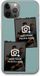 Case Company® iPhone 13 Pro Max Hoesje - Polaroid Zwart - Soft Cover