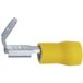 TRU COMPONENTS 1582974 Platte stekker (female) Met vertakking Insteekbreedte: 6.30 mm Insteekdikte: 0.80 mm 180 ° Deels geïsoleerd Geel 1 stuk(s)