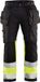 Blåkläder High Vis werkbroek met stretch 1558-1811 - Zwart/High Vis Geel - C148