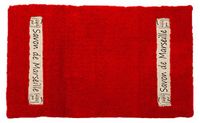 Spirella CANEBIERE, 50 x 80 cm, rood, katoen