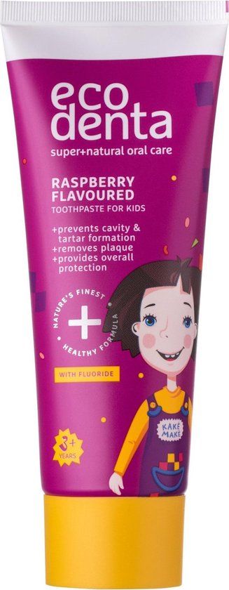 Ecodenta Super+natural Oral Care Raspberry Toothpaste 75ml - For Women - EAN: 4770001334591