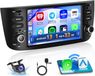Hikity autoradio A3023A4 pour Fiat Punto 2010–2016 / Linea 2012–2015 6,2 pouce CarPlay