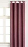 HomeMaison HM69851470 gordijn, ondoorzichtig, effen, geweven, 3 lagen, polyester, 140 x 260 cm, vijg