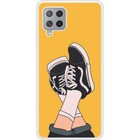 Samsung Galaxy A42 Sneakers Verstevigd hoesje met sublimatie bedrukking