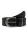 Tom Tailor TTSANDRA leren riem met ronde gesp - Maat 90 - black uni
