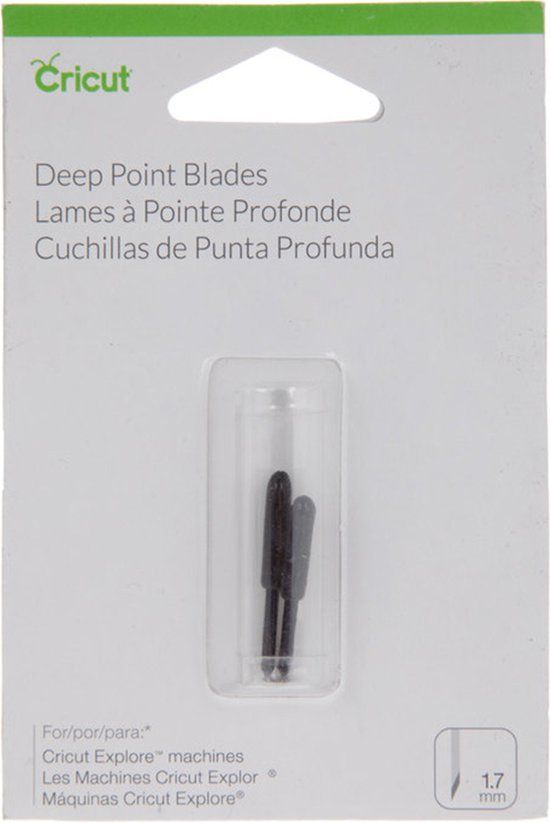 Cricut Explore/Maker Deep-Point Blades - 2 stuks