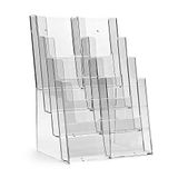 8 Taymar 8 4C230 brochurehouder 4 verdiepingen transparant DIN lang (DL)