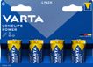 VARTA Longlife Power C Blister 4 Alkaline Batterijen