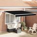 Maison Exclusive - Parasol électrique avec éclairage LED et capteur, 3 x 2,5 mètres, noir