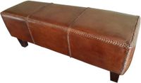 DKD Home Decor Kruk Bruin Aluminium Teakboom 120 x 41 x 46 cm