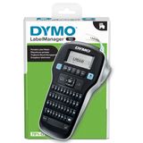 DYMO LabelManager 160 Labelmaker - AZERTY - 12mm Tape - Black/Silver