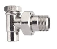 Cornat T591006 Radiator schroefverbinding hoek afsluitbaar 15mm x 1/2"