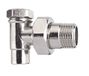 Cornat T591006 Radiator schroefverbinding hoek afsluitbaar 15mm x 1/2"