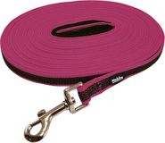 Nobby Sleeplijn 15 meter - Anti Slip - Neopreen - Framboos - Roze - Looplijn - Hondenriem - Trainingslijn