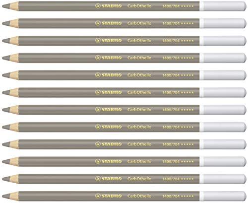 Stabilo Pastelkrijtstift - CarbOthello - 12 stuks - warmgrijs 3 - 4006381279468