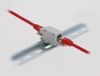 Delock RJ45 Coupler Cat.6A jack to jack with dust protection cap for DIN rail mounting grey