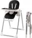 Chaise haute pliable compacte - Noir