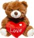 Duckiez Nv Lg-Imports Pluche Love bruine beer knuffel 23 cm