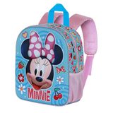 Disney Minnie Mouse Happiness-Elite 3D-rugzak, blauw, 25 x 30 cm, inhoud 7 l