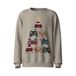 NAME IT KIDS sweater met print - ecru