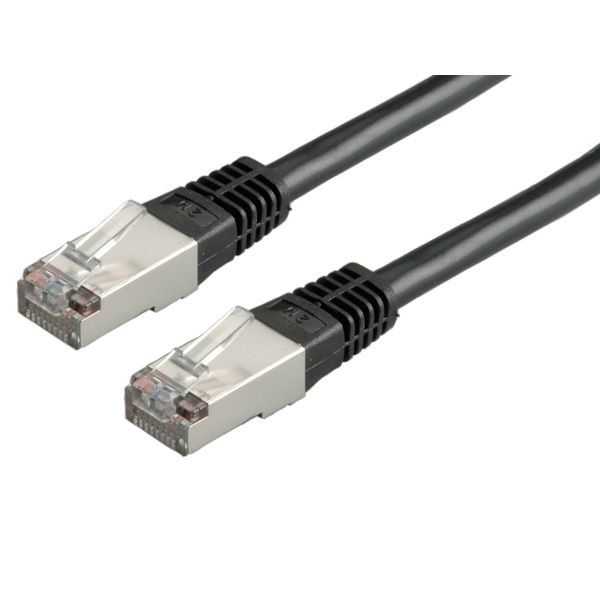 VALUE Patchkabel Cat.6 S/FTP (PiMF) Zwart 3m