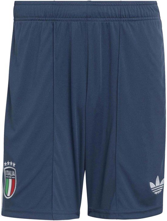 Adidas Italië A Sho Trainingsbroek Mannen M Blauw Polyester