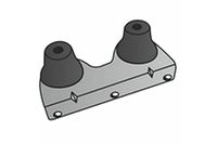 FA1 113-980 houder, uitlaatsysteem