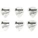 Ibanez Plectrums Paul Gilbert, Blister Pack van 6 - Pearl White