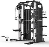 Gorilla Sports Kracht station met gewichten - 2 x 60 kg - Multi station - Smith machine - X5