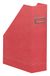 RHODIA 194552C - Tijdschrifthouder Koraal - 10 x 25 x 31 cm - Oranje Zadelstiksel - Buitenkant in Imitatieleer - Home Office Rhodiarama Collectie - Bureauorganisatie en Stijlvolle Opberging