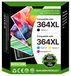 HP 364XL cartouches d'encre pour HP 364 XL, set de 4, compatible