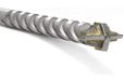 Fischer D-SDX 545699 Boor, 12 mm, cilindrisch, viersnedig, voor muur, beton, steen, wolfraamcarbide, voor standaard boren en schroevendraaiers met cilinderschacht