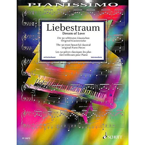 Schott Music De 50 mooiste klassieke pianissimo van barok, klassiek, romantisch en modern – serie Pianissimo van Hans-Günter Heumann – (met kleurrijke hartvormige muziekclip).