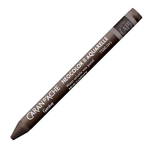 Caran d'Ache Neocolor II 045 VANDYCKBRUIN/VANDYCKE BROWN - Pastel 10 stuks