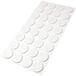 Adsamm® 32 x Zelfklevende Viltglijders Wit Ø 26 mm Rond 3,5 mm Hoogte
